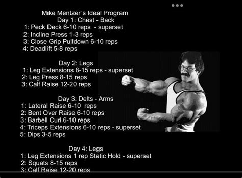 mike mentzer exercises.